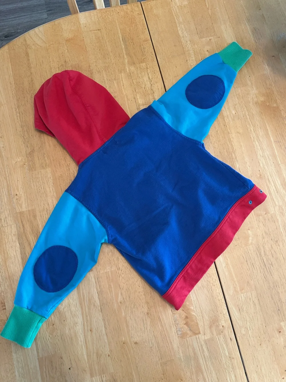 Vintage Gymboree Color Block Hoodie | Rainbow Tag | 90s Kids Clothing